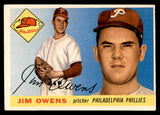 1955 Topps Baseball #202 Jim Owens Phillies EX-MT 547275