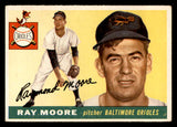 1955 Topps Baseball #208 Ray Moore Orioles VG-EX 547280