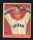 1933 Goudey #007 Ted Lyons White Sox VG 547285