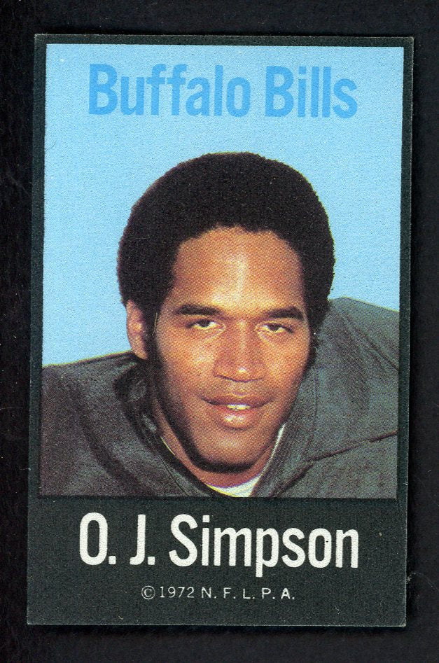 1972 NFLPA Fabric O.J. Simpson Bills NR-MT 547287