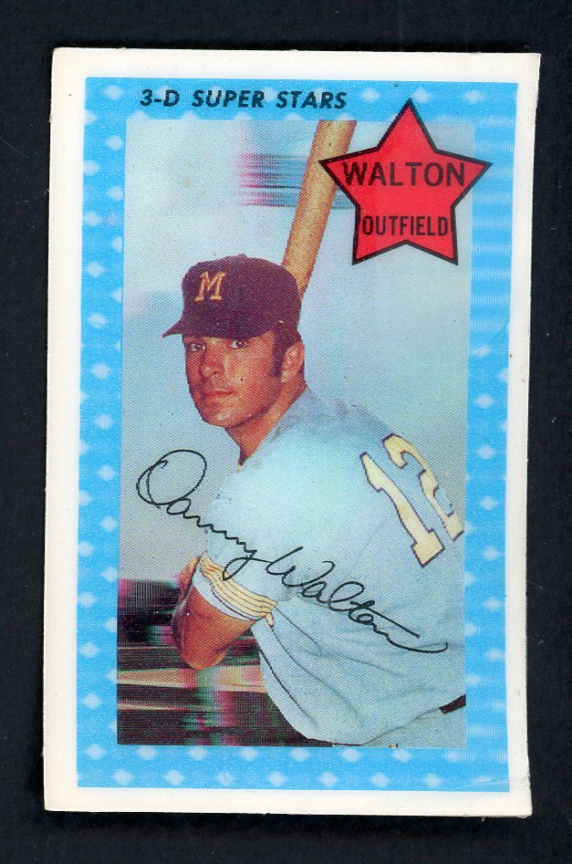 1971 Kelloggs Baseball #022 Danny Walton Brewers VG-EX 547289
