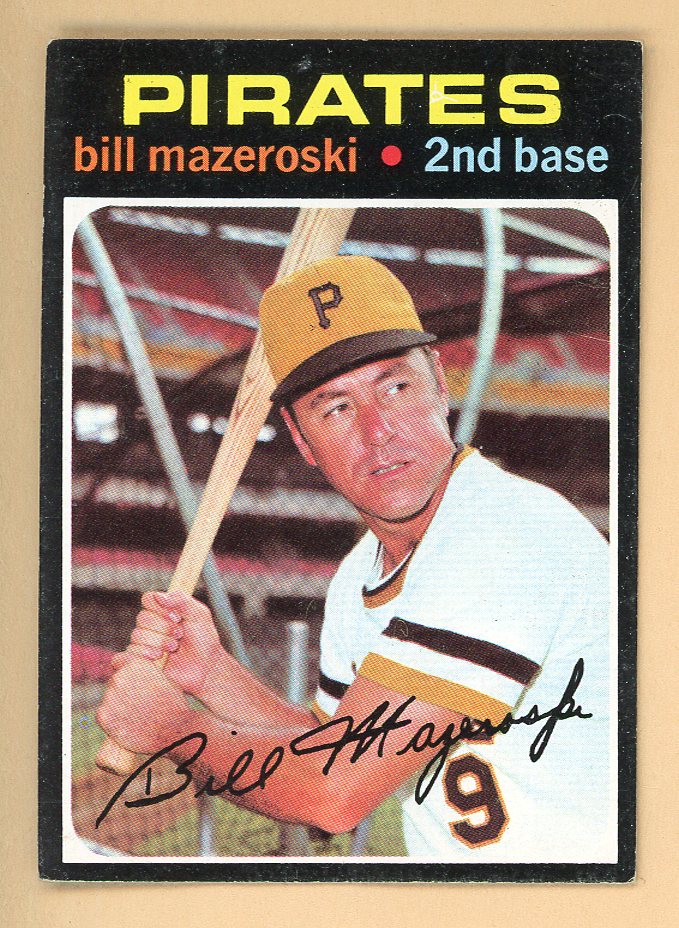 1971 Topps Baseball #110 Bill Mazeroski Pirates EX-MT 547290