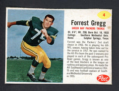 1962 Post Football #004 Forrest Gregg Packers EX-MT 547292