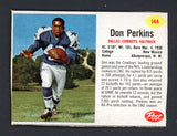 1962 Post Football #144 Don Perkins Cowboys EX-MT 547293