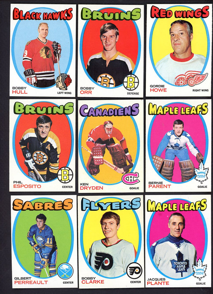 1971 Topps Hockey Complete Set EX-MT/NR-MT Orr Howe Hull 547303