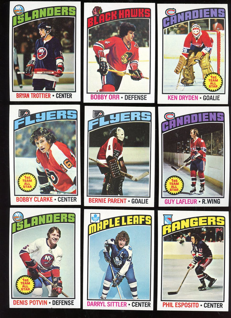 1976 Topps Hockey Complete Set NR-MT Orr Trottier Dryden 547305