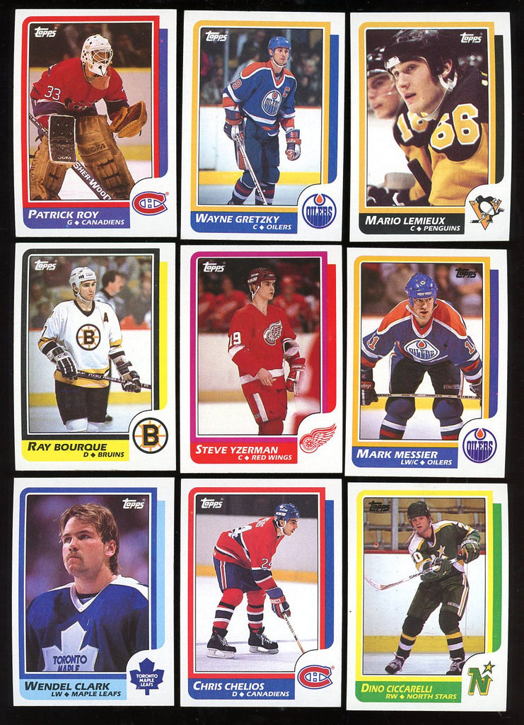 1986 Topps Hockey Complete Set NR-MT Gretzky Roy Lemieux 547313