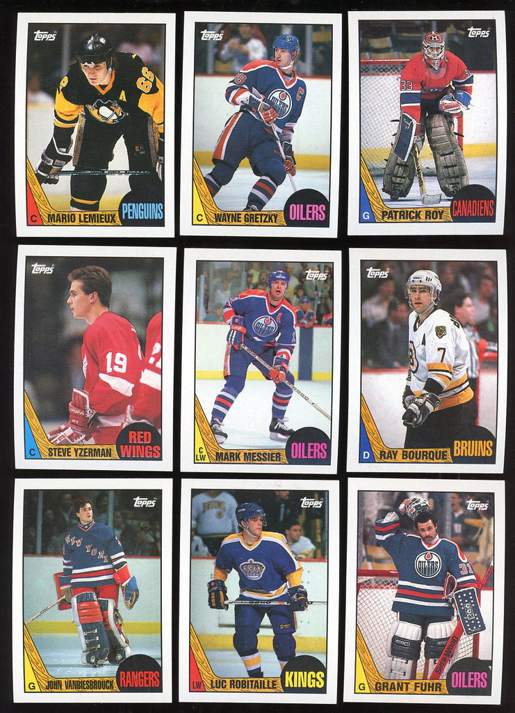 1987 Topps Hockey Complete Set NR-MT Gretzky Lemieux Roy 547314