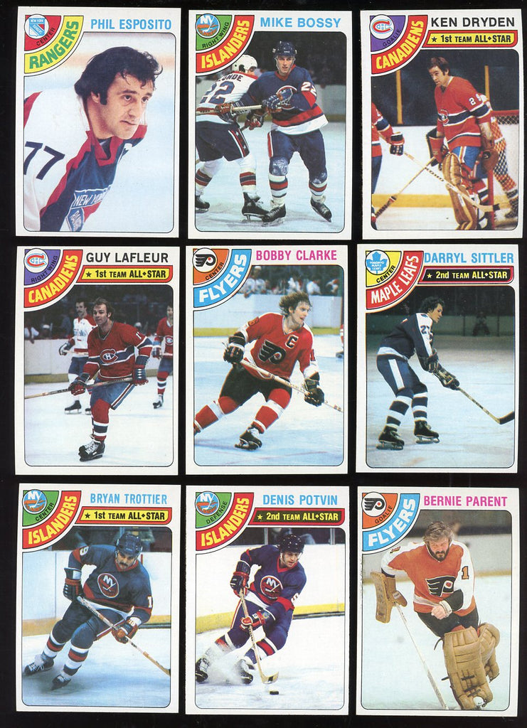 1978 Topps Hockey Complete Set NR-MT Bossy Dryden Lafleur 547315