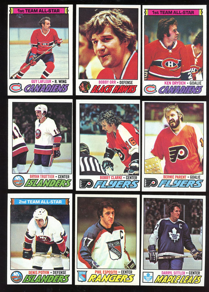 1977 Topps Hockey Complete Set NR-MT Orr Dryden Lafleur 547316