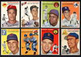 1954 Topps Set Lot 157 Diff VG-EX Ashburn Doby Wilhelm 547318