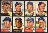 1953 Topps Set Lot 106 Diff VG-EX Mathews Kiner Irvin 547322