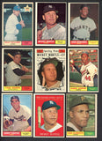 1961 Topps Baseball Complete Set EX-MT/NR-MT Mantle Mays Aaron 547343
