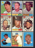 1961 Topps Baseball Complete Set EX-MT/NR-MT Mantle Mays Aaron 547343