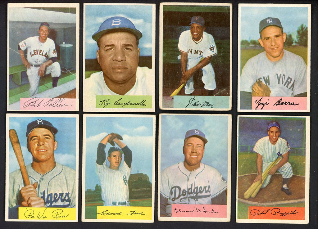 1954 Bowman Baseball Near Set (No Mantle) Mays Ford Berra 547347