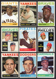 1964 Topps Baseball Complete Set Mid Grade Mantle Aaron Mays 547396