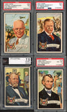 1956 Topps U.S. Presidents Complete Set High Grade Lincoln Grant 547403