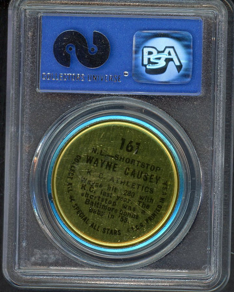 1964 Topps Baseball Coins #161 Wayne Causey A.S. A's PSA 8 NM/MT N.L. 547412