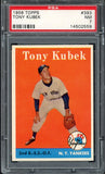 1958 Topps Baseball #393 Tony Kubek Yankees PSA 7 NM 547417