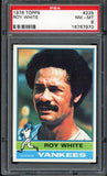 1976 Topps Baseball #225 Roy White Yankees PSA 8 NM/MT 547429