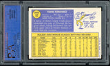 1970 Topps Baseball #082 Frank Fernandez Yankees PSA 7 NM 547431