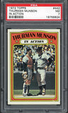 1972 Topps Baseball #442 Thurman Munson IA Yankees PSA 7 NM 547434