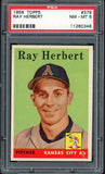 1958 Topps Baseball #379 Ray Herbert A's PSA 8 NM/MT 547462