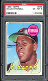 1969 Topps Baseball #545 Willie Stargell Pirates PSA 6 EX-MT 547464