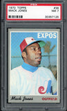 1970 Topps Baseball #038 Mack Jones Expos PSA 7 NM 547466