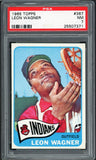 1965 Topps Baseball #367 Leon Wagner Indians PSA 7 NM 547492