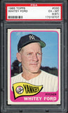 1965 Topps Baseball #330 Whitey Ford Yankees PSA 6 EX-MT st 547498