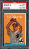1958 Topps Baseball #043 Sal Maglie Yankees PSA 6 EX-MT 547499