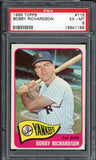 1965 Topps Baseball #115 Bobby Richardson Yankees PSA 6 EX-MT 547508