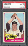1965 Topps Baseball #030 Jim Bouton Yankees PSA 6 EX-MT 547509