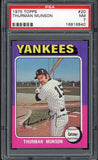 1975 Topps Baseball #020 Thurman Munson Yankees PSA 7 NM 547513