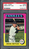 1975 Topps Baseball #160 Graig Nettles Yankees PSA 8 NM/MT 547515