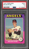 1975 Topps Mini Baseball #500 Nolan Ryan Angels PSA 3 VG 547522