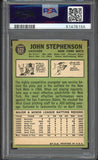 1967 Topps Baseball #522 John Stephenson Mets PSA 7 NM 547533
