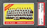 1966 Topps Baseball #092 New York Yankees Team PSA 6 EX-MT 547551