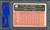 1966 Topps Baseball #092 New York Yankees Team PSA 6 EX-MT 547551