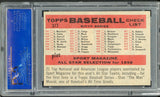 1958 Topps Baseball #377 Milwaukee Braves Team PSA 9 MINT oc Numerical 547554