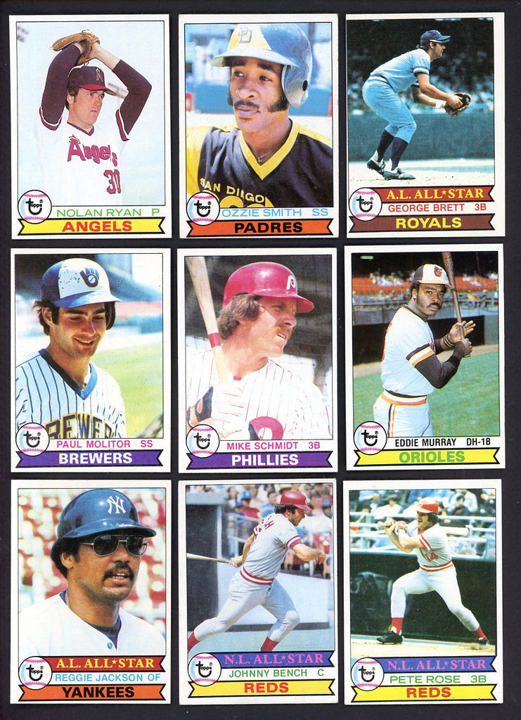 1979 Topps Baseball Complete Set EX+/EX-MT Smith Ryan Brett 547604