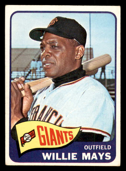 1965 Topps Baseball #250 Willie Mays Giants EX 547607