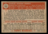 1952 Topps Baseball #265 Chuck Diering Giants VG 547625