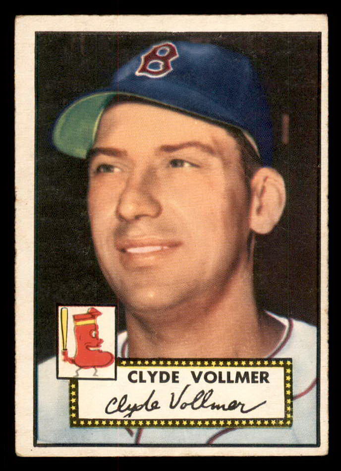 1952 Topps Baseball #255 Clyde Vollmer Red Sox VG-EX 547630