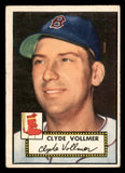 1952 Topps Baseball #255 Clyde Vollmer Red Sox VG-EX 547630