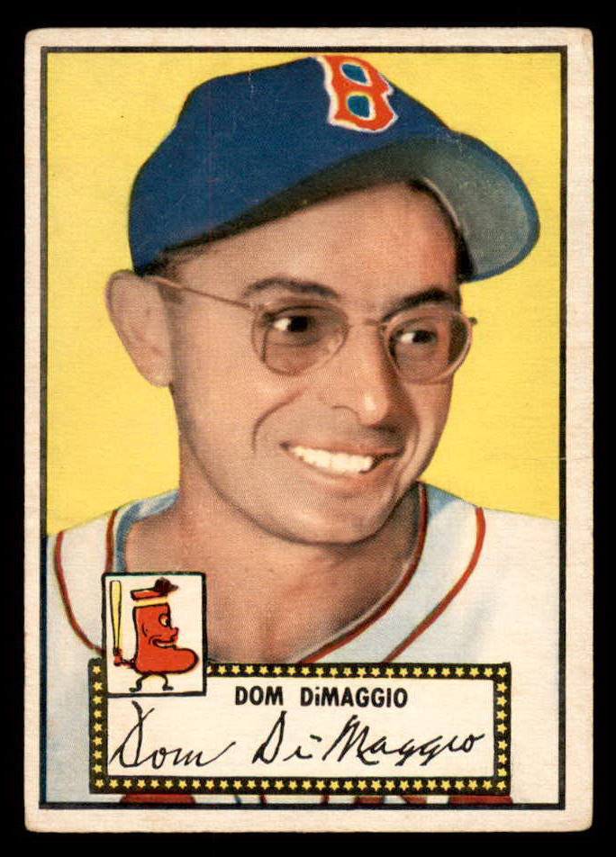 1952 Topps Baseball #022 Dom DiMaggio Red Sox VG Red 547633