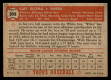 1952 Topps Baseball #308 Luis Aloma White Sox VG-EX 547638