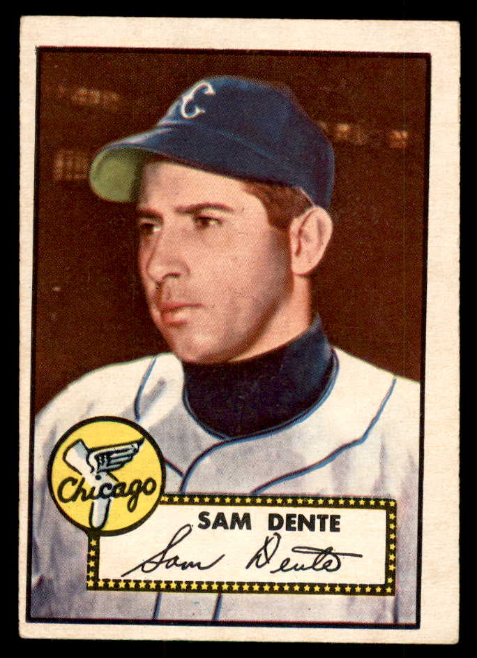 1952 Topps Baseball #304 Sam Dente White Sox EX 547644
