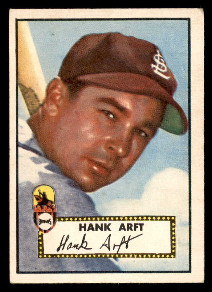 1952 Topps Baseball #284 Hank Arft Browns EX 547645